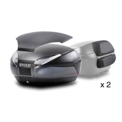 2 Top Cases Shad SH48 Grey Borse e Bauletti SHAD