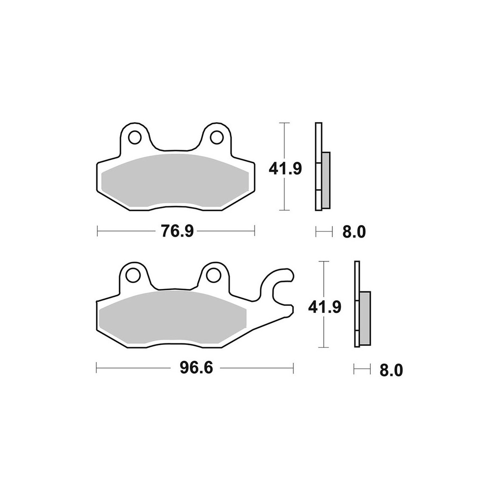 Bremsbeläge Brembo SD07YA22SD Bremsen Brembo
