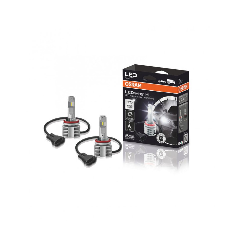 Osram Bulb Led H11 1224V Coolwhite 6000K Fanaleria e Lampade OSRAM