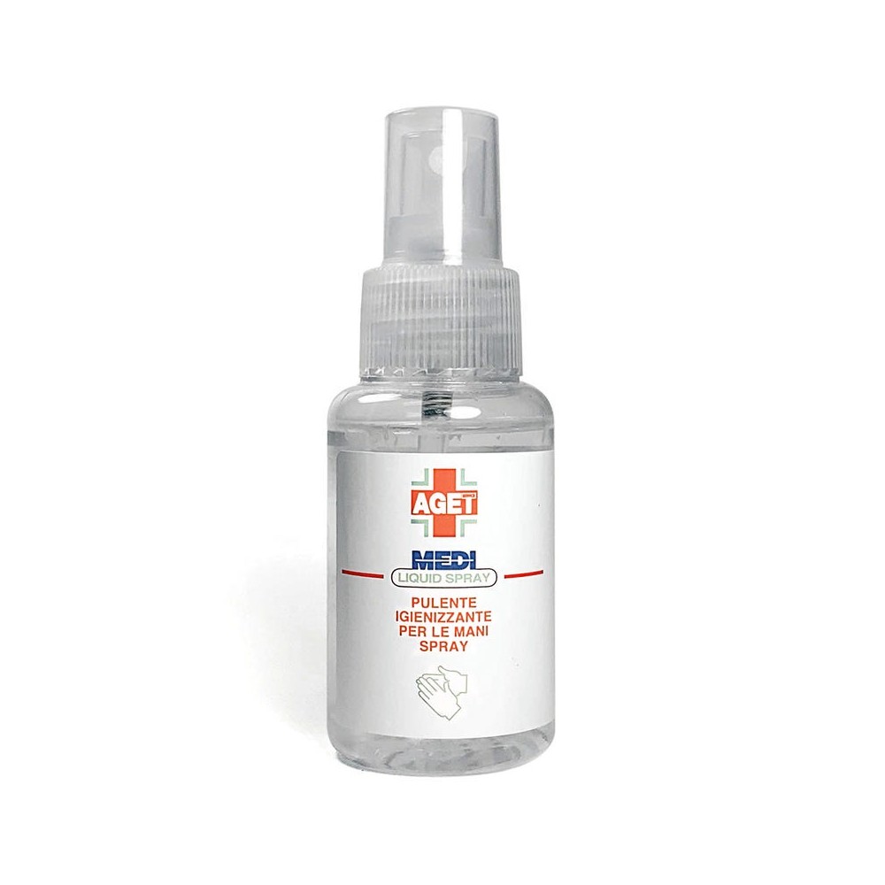 Medi Liquid Spray Igienizzantemani - Flacone 60ml Pulizia AGET