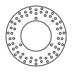 Brake Disc Yamaha Majesty 250REAR 00-03. Dischi Scooter GRIMECA