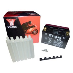 Batteria Yuasa YT12A-Bscon Acido per BENELLI Tornado 900 00-05 e altri modelli Batterie Sigillate YUASA