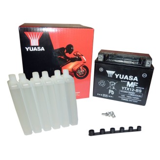 Batteria Yuasa YTX12-Bscon Acido per APRILIA RSV 00 01-04 e altri modelli Batterie Sigillate YUASA