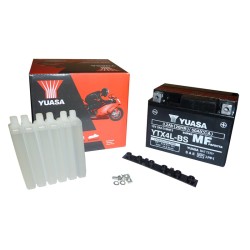 Batteria Yuasa YTX4L-Bscon Acido per GILERA Runner 50 02-05 e altri modelli Batterie Sigillate YUASA