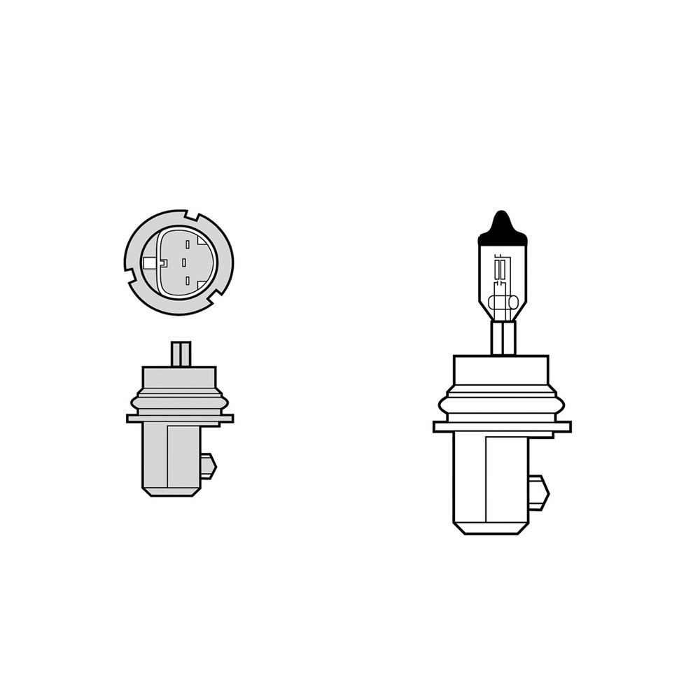 Lampada Ge HB1 12V 6545W P29T Lampade Alogene General Electric