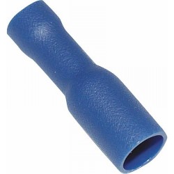 Scatola 100PZ Faston Cilindrico Isolato Femmina Blu Altro ALTRO