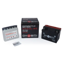 Batteria Okyami OTX4L-Bscon Acido per GILERA Runner 50 02-05 e altri modelli Batterie Sigillate OKYAMI