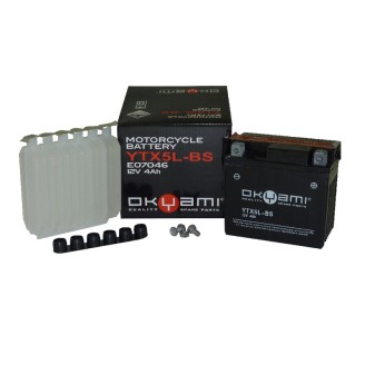 Batteria Okyami OTX5L-Bscon Acido per APRILIA Scarabeo Di-Tech 50 01-04 e altri modelli Batterie Sigillate OKYAMI