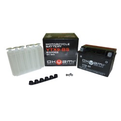 Okyami Battery OTX9-BswAcid for HONDA CBR900RR 919 Fireblade 98-00 and other models Batterie Sigillate OKYAMI