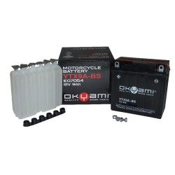 Batteria Okyami OTX9A-Bscon Acido per ITALJET Jupiter 125 01-03 e altri modelli Batterie Sigillate OKYAMI