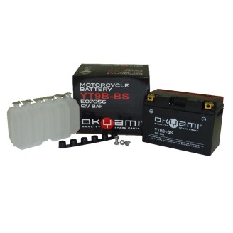 Batteria Okyami OT9B-Bscon Acido per YAMAHA Majesty 400 04-06 e altri modelli Batterie Sigillate OKYAMI