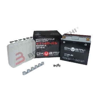 Batteria Okyami OT14B-Bscon Acido per YAMAHA FZS Fazer 00 01-05 e altri modelli Batterie Sigillate OKYAMI