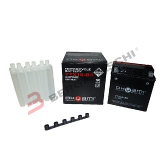 Batteria Okyami OTX16-Bscon Acido per KAWASAKI ZR 00 82-97 e altri modelli Batterie Sigillate OKYAMI