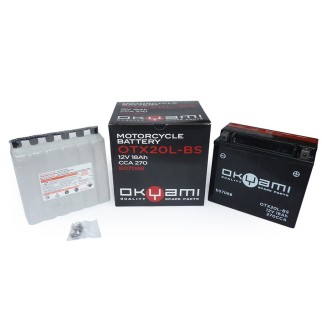 Batteria Okyami OTX20L-Bscon Acido per ARCTIC CAT Moto dacqua 5 00 e altri modelli Batterie Sigillate OKYAMI