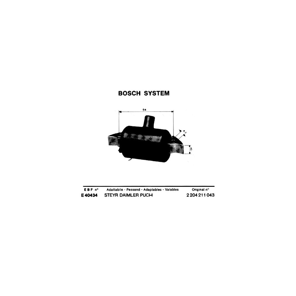Bobina At Adatt.Bosch per HERCULES MP4 nd e altri modelli Bobine AT Alta Tensione ALTRO