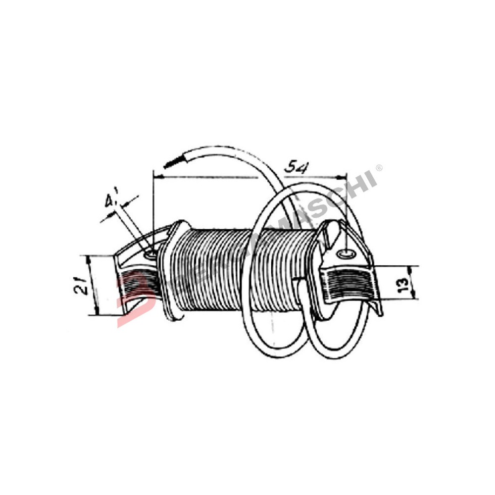 Low Voltage Coil Bosch for MOTO GUZZI Trotter 48 Bobine ALTRO