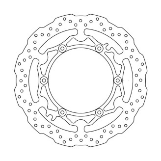 Brake Disc FMD0017MXR for KTM EXC 125250 98-14 and other models Dischi Freno Ferodo