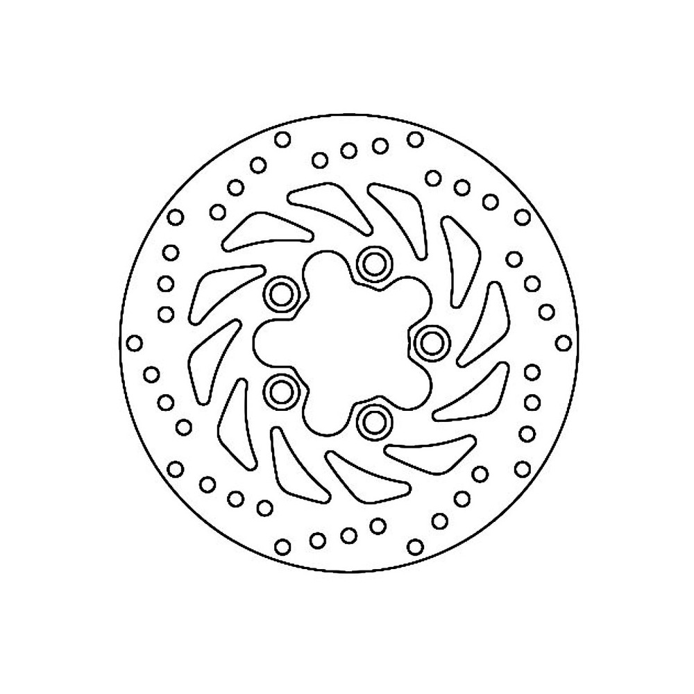 Brake Disc FMD0092R for KYMCO Dink 50 97-98 and other models Dischi Freno Ferodo