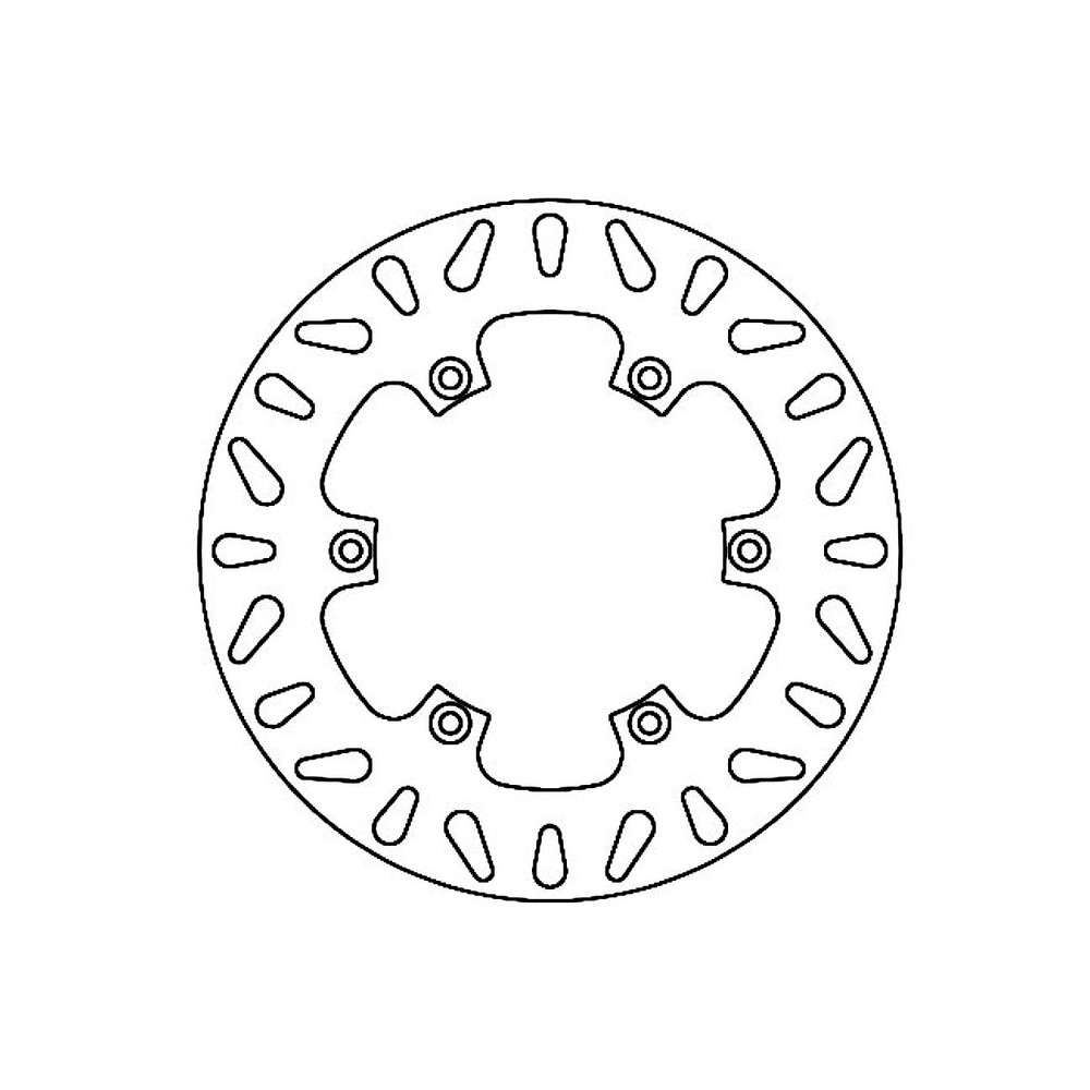 Brake Disc FMD0165R for GILERA 50 GSM 99- 50 Surfer 99- 50 Zulu 1- nd Dischi Freno Ferodo