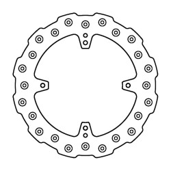 Brake Disc Honda Crf 250 04--Crf 450 02- Rear for HONDA CR 125250 R 02-10 and other models Dischi Freno Ferodo