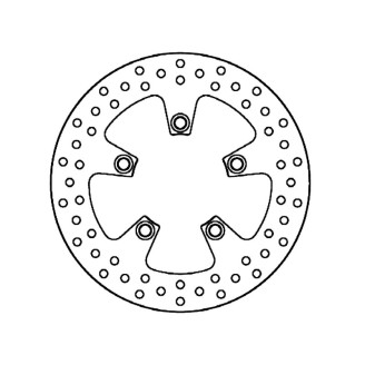 Brake Disc Kymco Agility R16-Downtown 300 Rear for KYMCO Agility 125150200 R16 08-14 and other models Dischi Freno Ferodo