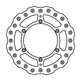 Brake Disc FMD0248MXR for SUZUKI RM 125 01-12 and other models Dischi Freno Ferodo