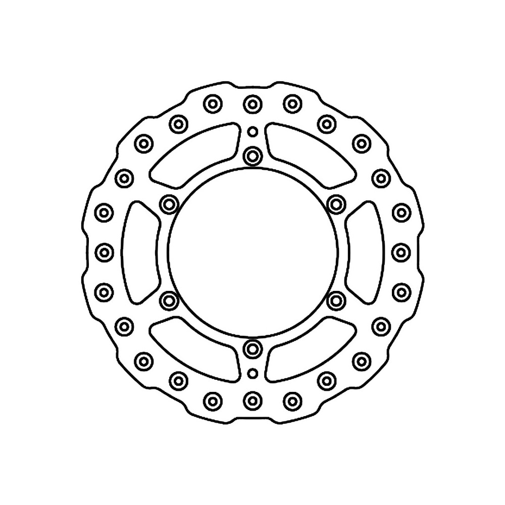 Brake Disc FMD0248MXR for SUZUKI RM 125 01-12 and other models Dischi Freno Ferodo