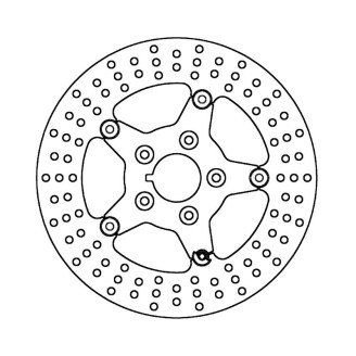 Brake Disc FMD0266RF for HARLEY DAVIDSON XL 88300 L Sportster Low 07-13 and other models Dischi Freno Ferodo