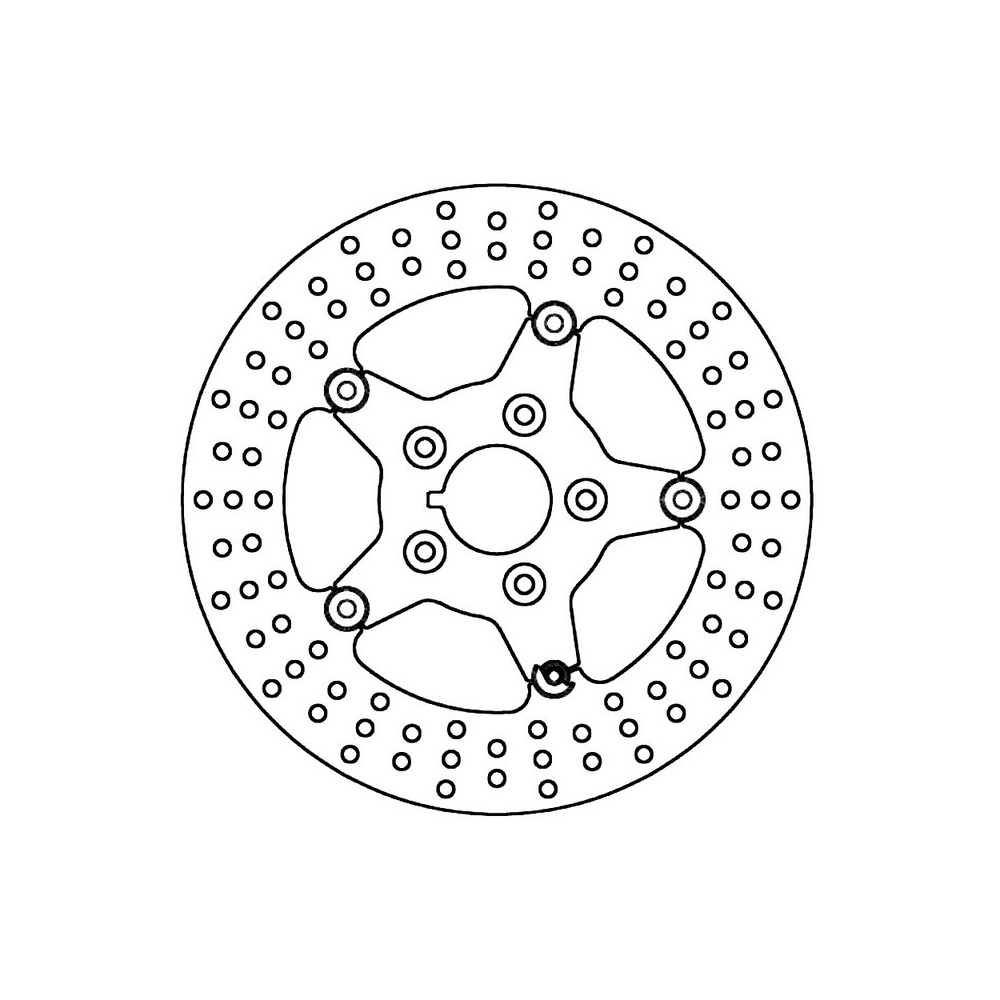 Brake Disc FMD0266RF for HARLEY DAVIDSON XL 88300 L Sportster Low 07-13 and other models Dischi Freno Ferodo