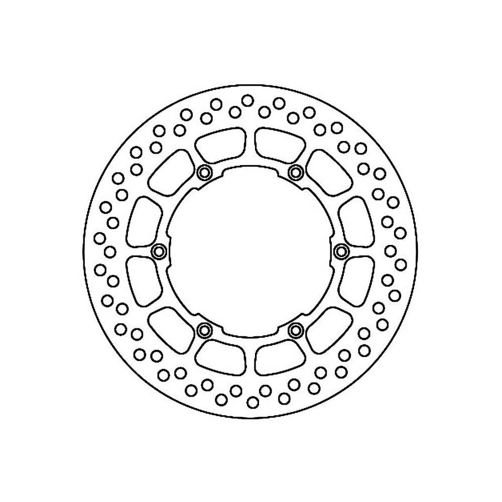 Brake Disc FMD0317R for BETA 50 Mx R Enduro 96 50 RK 6 - E 97 50 RK Adventure 96 Dischi Freno Ferodo