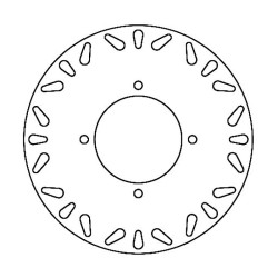 Brake Disc Yamaha Xc VERCITY300 03-06 for MBK 300 Kilibre 36 and other models Dischi Freno Ferodo