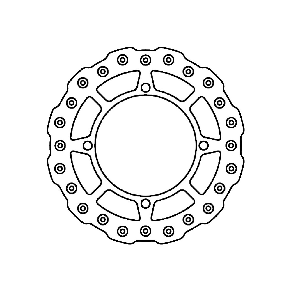 Brake Disc FMD0366MXR for SUZUKI RM-Z 450 04-18 Dischi Freno Ferodo
