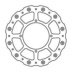 Brake Disc Ktm Sx 85 03-15 for HUSQVARNA 85 TC 14-15 and other models Dischi Freno Ferodo