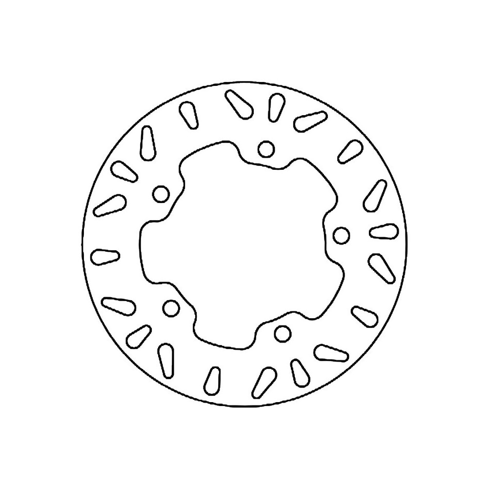 Brake Disc FMD0419R for SYM HD 125200 Evo 05-11 and other models Dischi Freno Ferodo