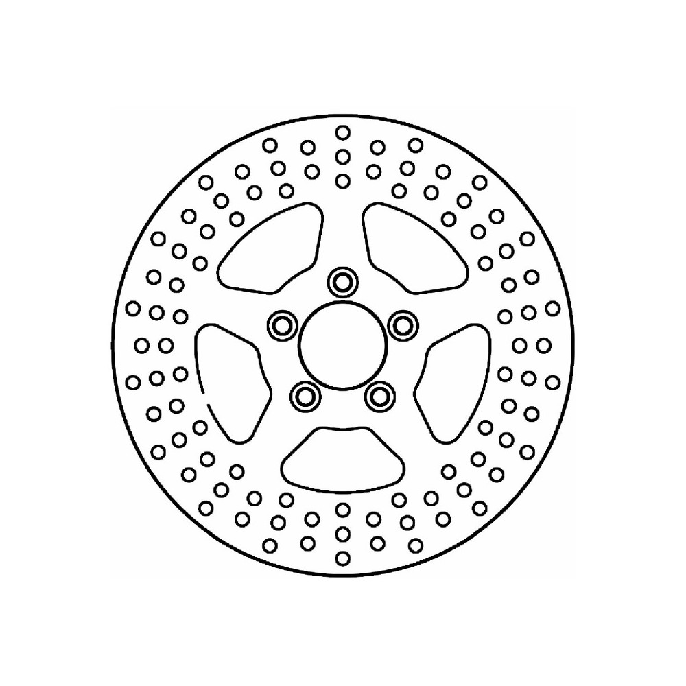 Brake Disc FMD0433R for HARLEY DAVIDSON FLHP 90 Road King Police 10-11 and other models Dischi Freno Ferodo