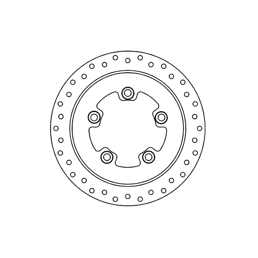 Brake Disc People S 4T 125-150 - Rear for KYMCO Agility R16 125150 17-19 and other models Dischi Freno Ferodo