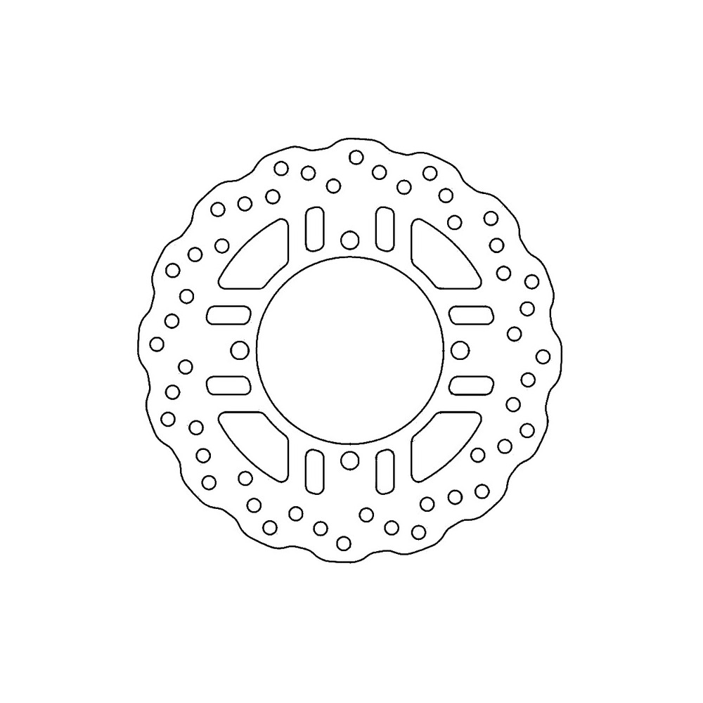 Brake Disc Kawasaki Z750 RZ800- Z1000- Zzr 1400 Rear for KAWASAKI Z750 07-12 and other models Dischi Freno Ferodo