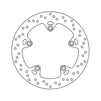 Brake Disc Bmw R1200 Gs-Rt-Rs- R1250 Gs-R-Rs-Rt - Rear for BMW R1200 GS-GS ADV-RT-RS - 18 and other models Dischi Freno Ferodo