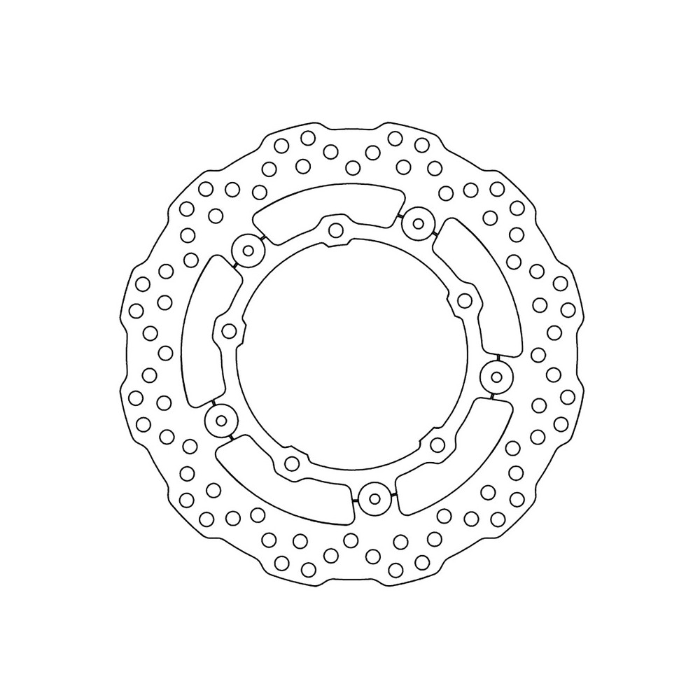 Brake Disc Yamaha MT07 TRACERXSR700 Front for YAMAHA MT-07 14-17 and other models Dischi Freno Ferodo