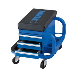 Sgabello Con 3 Cassetti Fervi Banchi e Attrezzature Fervi