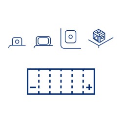 Batterie Marelli MOTX14AHL-Bscon Acide Batteries MAGNETI MARELLI