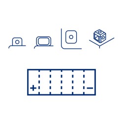 Batterie Marelli MOTX20-Bscon Säure Batterien MAGNETI MARELLI