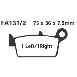 Brake Pads Sfa Peugeot SV50125 Brakes EBC