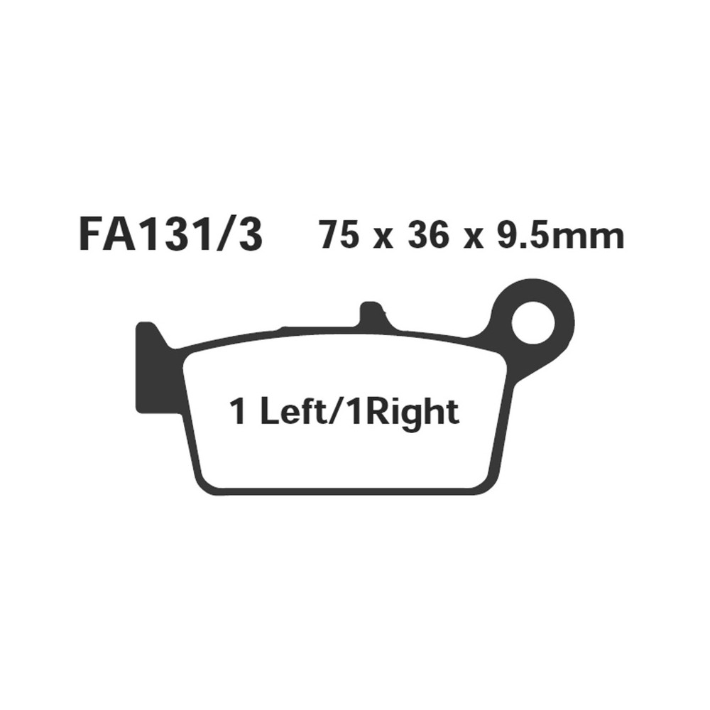 Plaquettes Sfa Honda Shadow 5090 Freins EBC