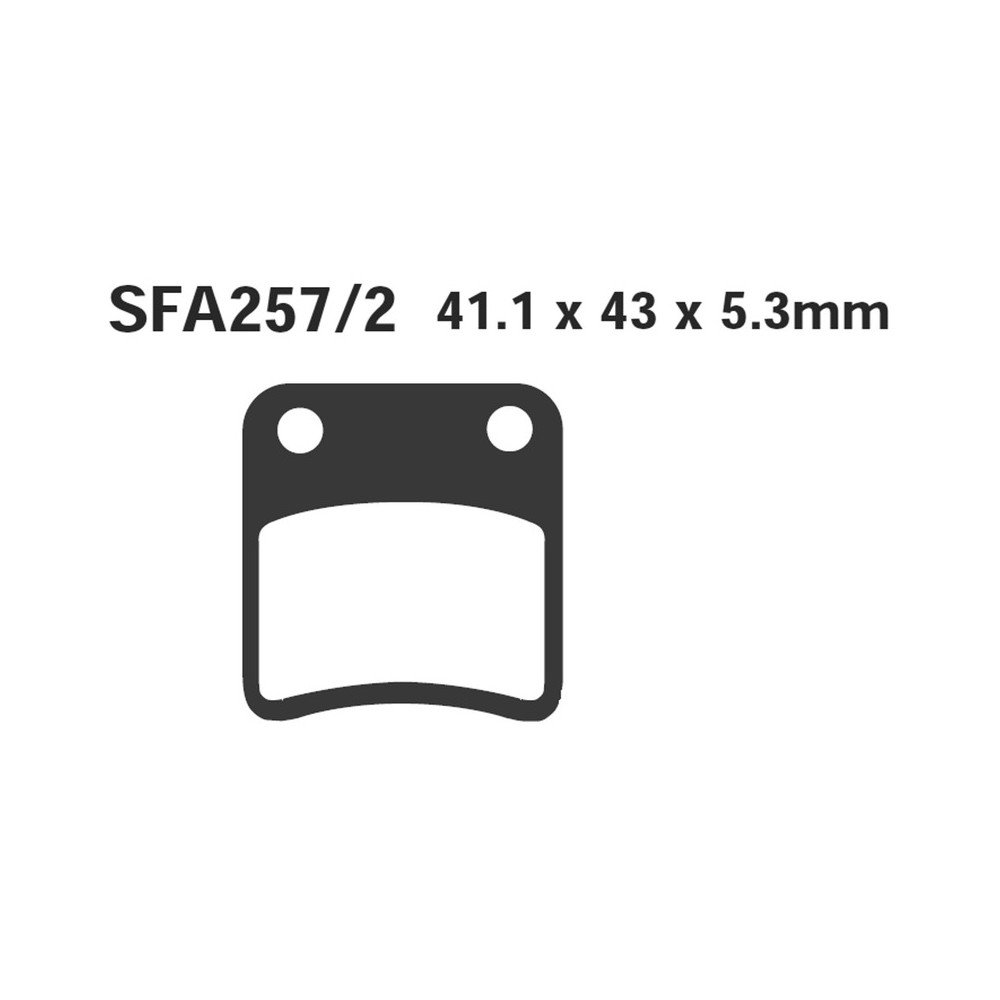 Pastiglie Sfa Honda SILVERWING600 per APRILIA SRV 850 12-19 e altri modelli Frenos EBC