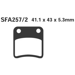 Pastiglie Sfa Honda SILVERWING600 per APRILIA SRV 850 12-19 e altri modelli Frenos EBC