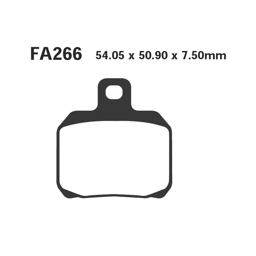 Brake Pads Sfa X9 Frontpeugeotyamaha for PIAGGIO X9X8 nd and other models Brakes EBC