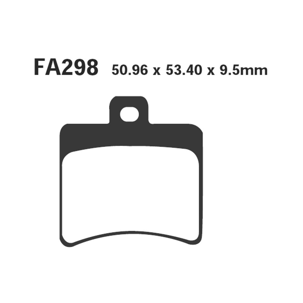 Brake Pads Sfa Aprilia Scarab.125150200250 Rear for APRILIA Scarabeo 125150200 99-09 and other models Brakes EBC
