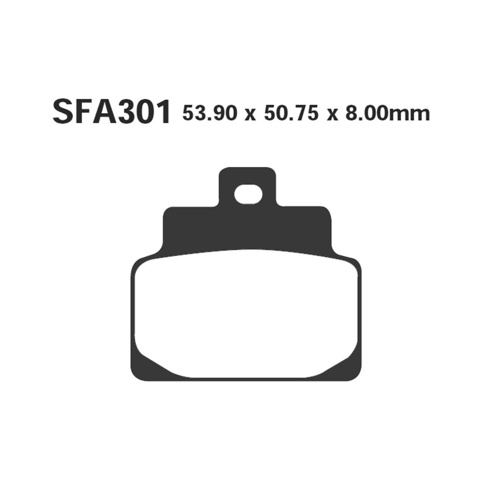 Pastiglie Sfac Aprilia Leonardo 125150 Ant.Post. per APRILIA Scarabeo 100 2T nd e altri modelli Pastiglie Freno EBC