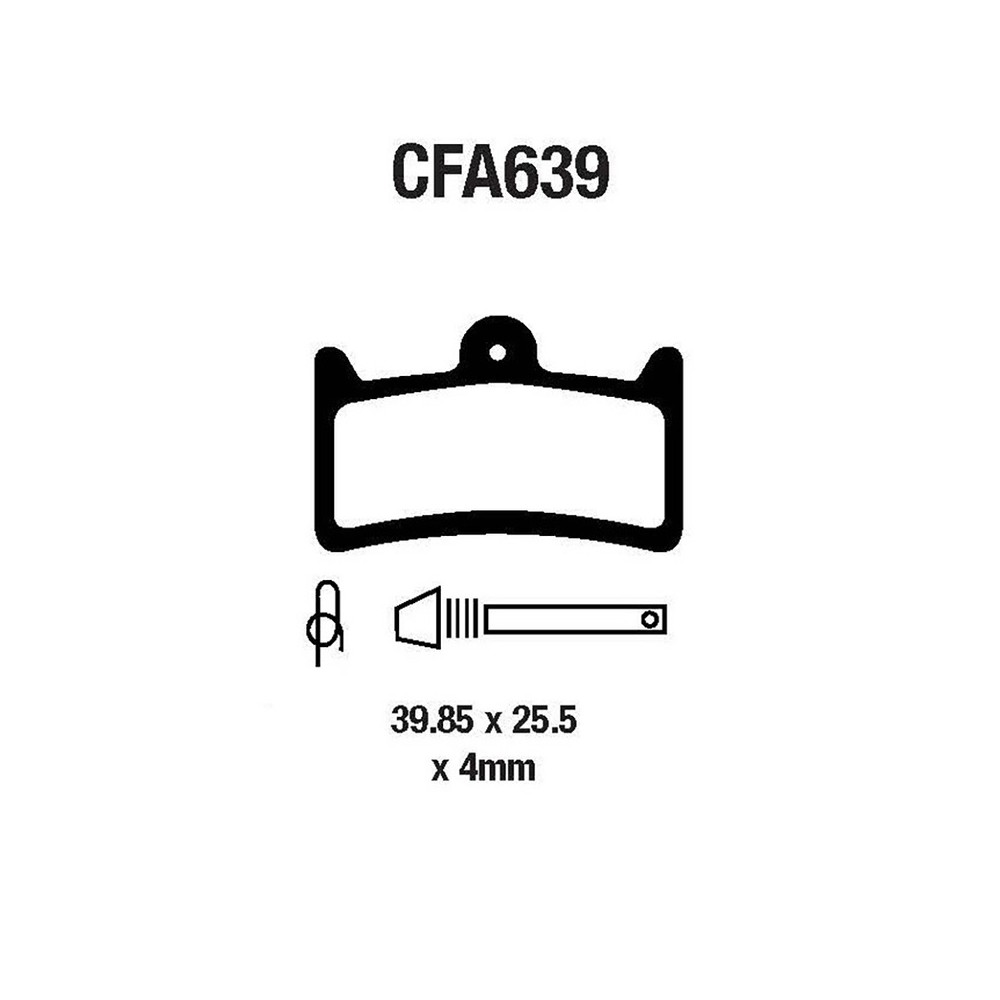 Brake Pads Mtb CFA639 Mescola Mountain Bike EBC